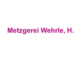 Metzgerei Wehrle, H. Logo