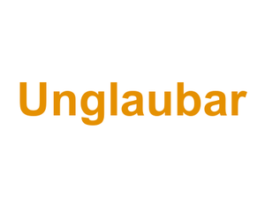 Unglaubar Logo