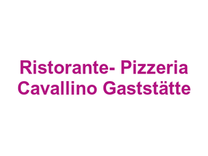 Ristorante- Pizzeria Cavallino Gaststätte Logo