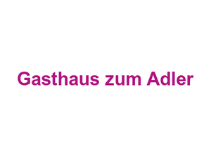 Gasthaus zum Adler Logo