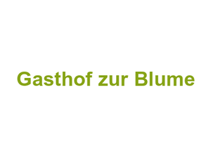 Gasthof zur Blume Logo