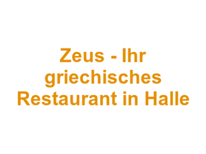 Zeus - Ihr griechisches Restaurant in Halle Logo