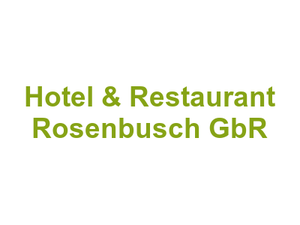 Hotel & Restaurant Rosenbusch GbR Logo