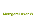 Metzgerei Axer W. Logo