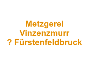 Metzgerei Vinzenzmurr  – Fürstenfeldbruck Logo