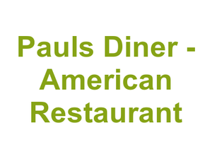 Paul's Diner - American Restaurant Logo