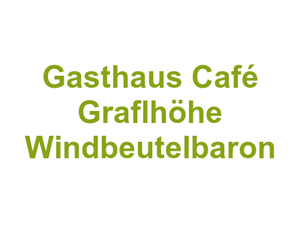 Gasthaus Café Graflhöhe Windbeutelbaron Logo
