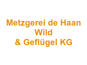 Metzgerei de Haan Wild & Geflügel KG Logo
