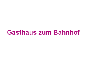 Gasthaus zum Bahnhof Logo