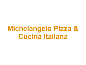 Michelangelo Pizza & Cucina Italiana Logo
