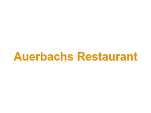 Auerbachs Restaurant Logo