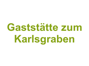 Gaststätte zum Karlsgraben Logo
