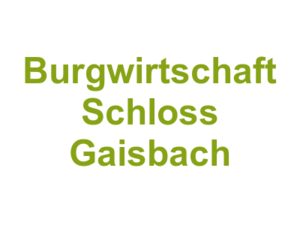 Burgwirtschaft Schloss Gaisbach Logo