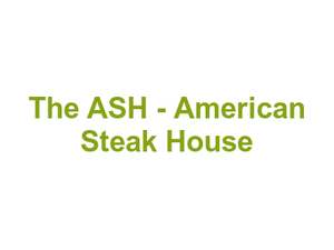 The ASH - American Steak House Logo