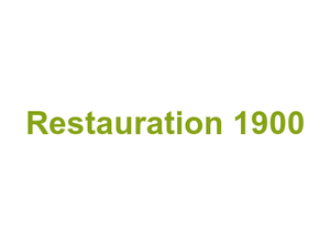 Restauration 1900 Logo