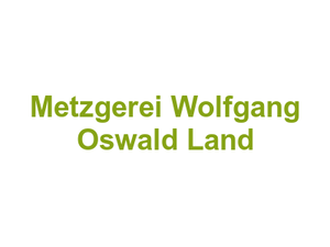 Metzgerei Wolfgang Oswald Land Logo