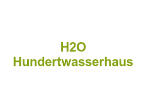 H2O Hundertwasserhaus Logo