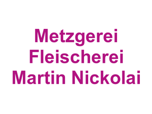 Metzgerei Fleischerei Martin Nickolai Logo
