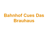 Bahnhof Cues Das Brauhaus Logo