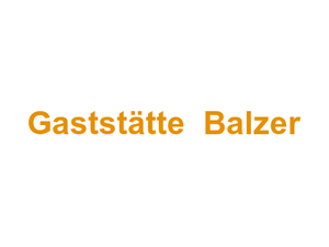 Gaststätte  Balzer Logo