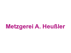 Metzgerei A. Heußler Logo