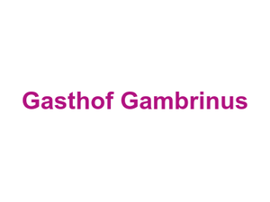 Gasthof Gambrinus Logo