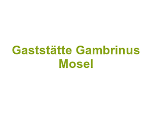 Gaststätte Gambrinus Mosel Logo