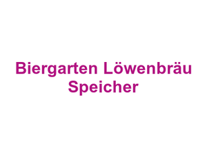 Biergarten Löwenbräu Speicher Logo