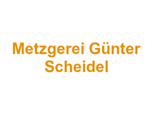 Metzgerei Günter Scheidel Logo