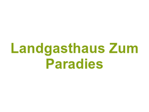 Landgasthaus Zum Paradies Logo