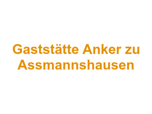 Gaststätte Anker zu Assmannshausen Logo