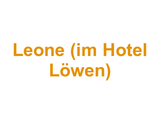 Ristorante Pizzeria Leone (im Hotel Löwen) Logo