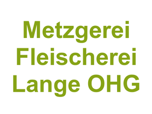 Metzgerei Fleischerei Lange OHG Logo