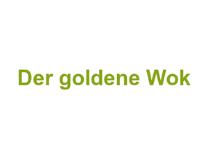 Der goldene Wok Logo