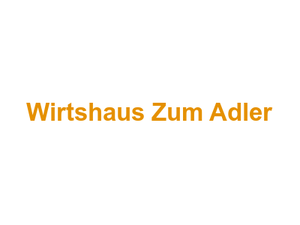 Wirtshaus Zum Adler Logo