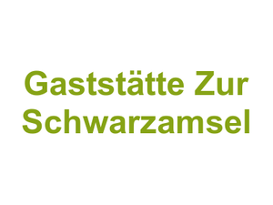 Gaststätte Zur Schwarzamsel Logo