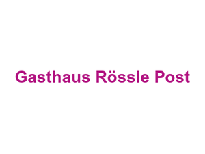 Gasthaus Rössle Post Logo