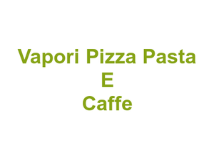 Vapori Pizza Pasta E' Caffe Logo