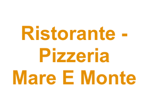 Ristorante - Pizzeria Mare E Monte Logo