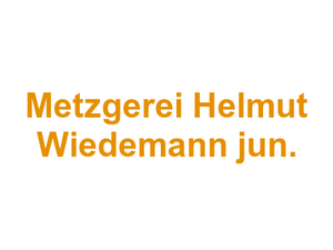 Metzgerei Helmut Wiedemann jun. Logo