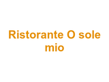 Ristorante O sole mio Logo