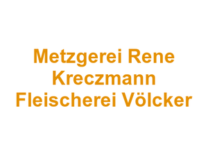 Metzgerei Rene Kreczmann Fleischerei Völcker Logo
