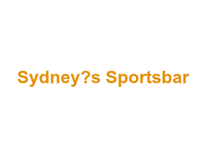 Sydney’s Sportsbar Logo