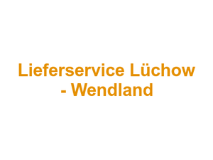 Pizzeria "Roma" Lieferservice Lüchow - Wendland Logo
