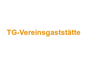 TG-Vereinsgaststätte Logo
