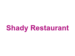 Shady Restaurant Logo