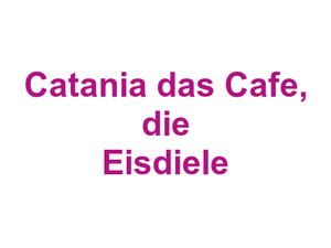 Catania das Cafe, die Eisdiele Logo