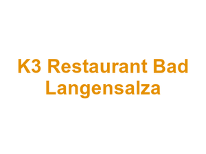 K3 Restaurant Bad Langensalza Logo
