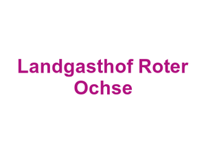 Landgasthof Roter Ochse Logo