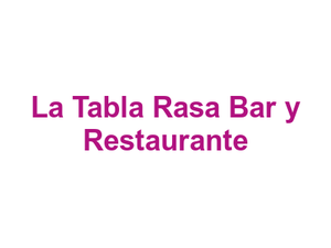La Tabla Rasa Bar y Restaurante Logo